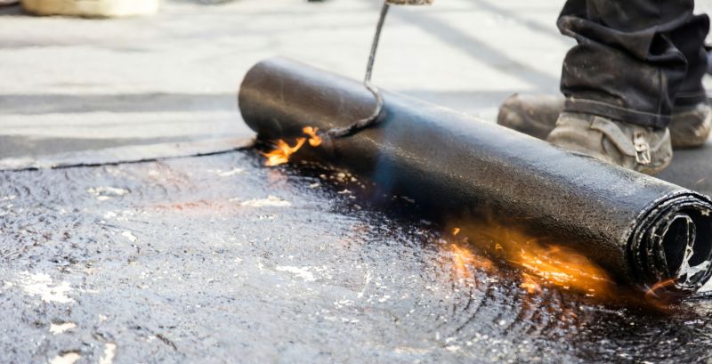Single Ply Roof Installation